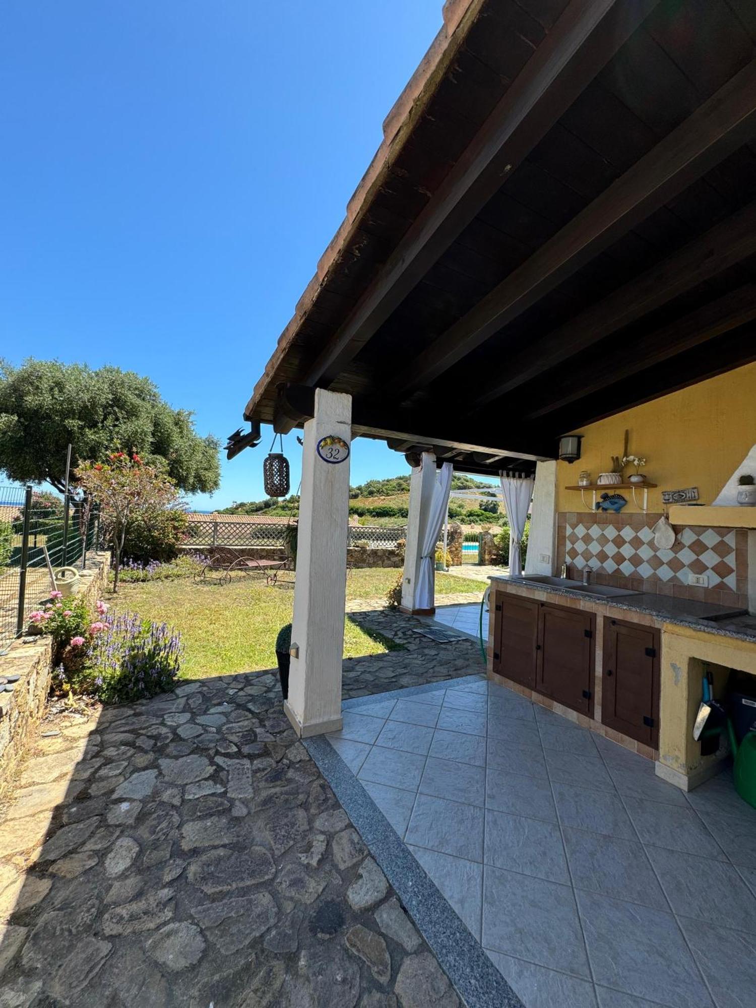 Casa Vacanze Con Piscina E Vista Mare Esclusiva Per Coppie E Famiglie, Relax E Tranquillita Tertenìa Eksteriør billede